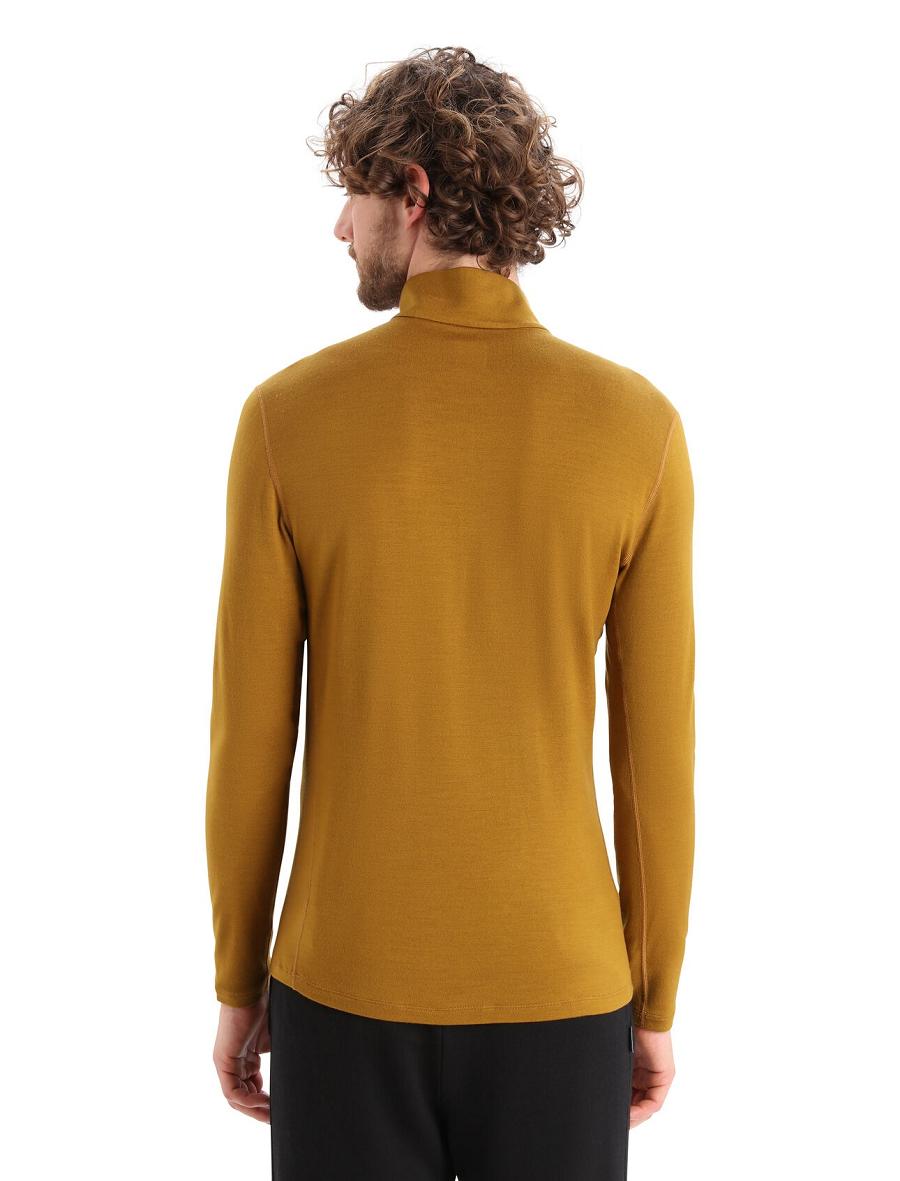 Clove Icebreaker Merino 260 Tech Long Sleeve Half Zip Thermal Top Men's Base Layers | AU 1383AHKP